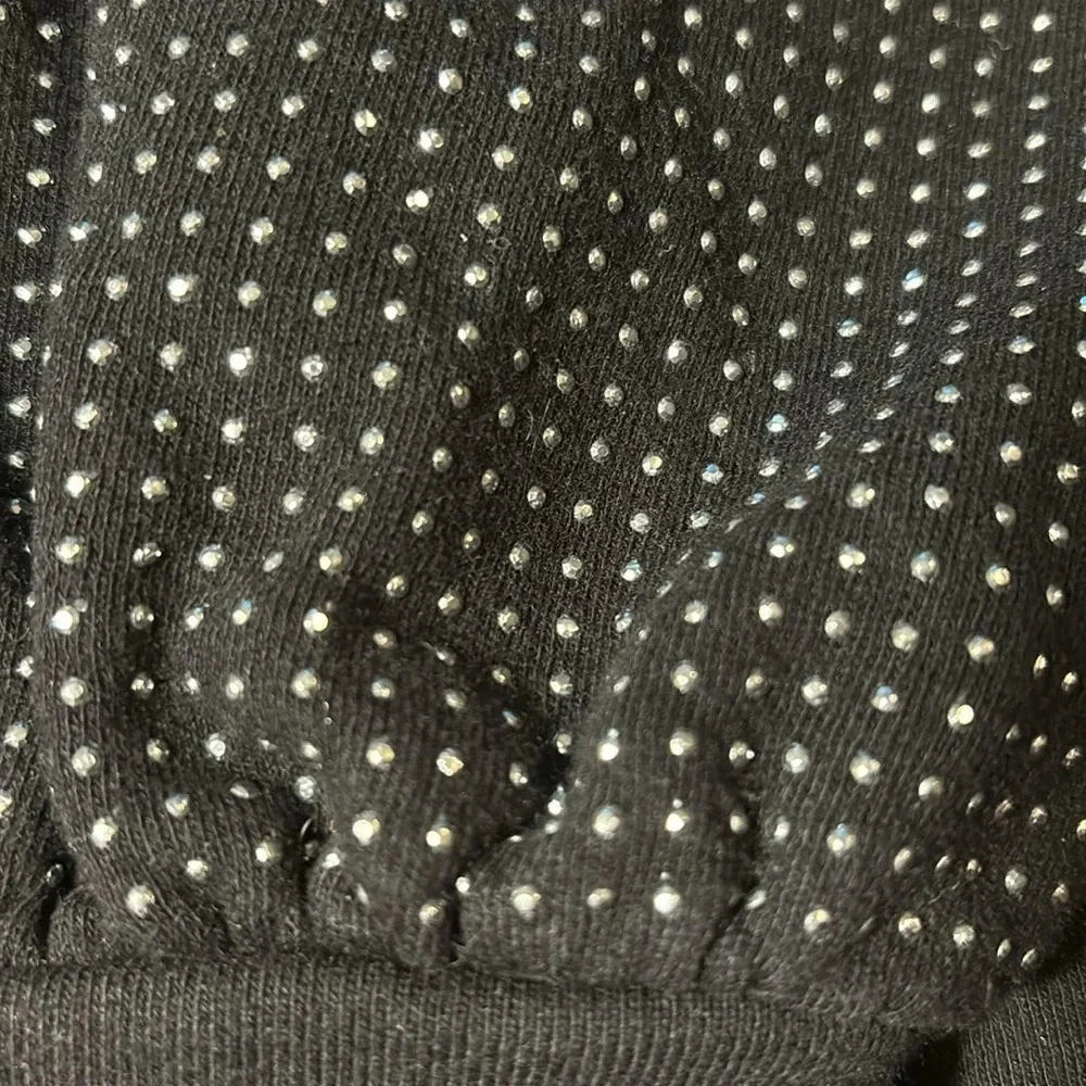 INC Womens Embellished-Sleeve Black Sweatshirt - Picture 5 of 12